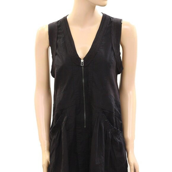 Daily Practice by Anthropologie Trek Utility Mini Dress Tiered Cotton S 280417 - Picture 9 of 12